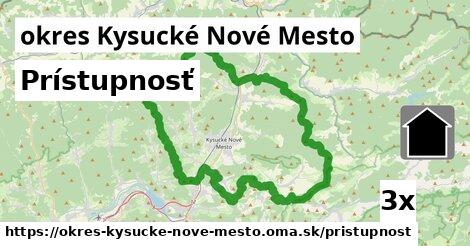 prístupnosť v okres Kysucké Nové Mesto