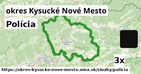 Polícia, okres Kysucké Nové Mesto