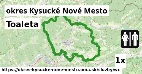 Toaleta, okres Kysucké Nové Mesto