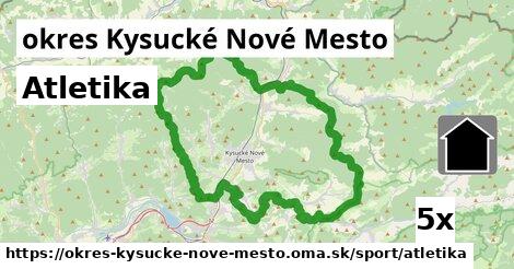 Atletika, okres Kysucké Nové Mesto