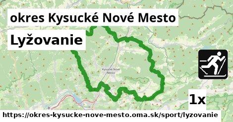 Lyžovanie, okres Kysucké Nové Mesto