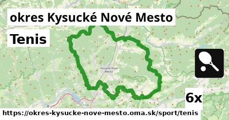 Tenis, okres Kysucké Nové Mesto