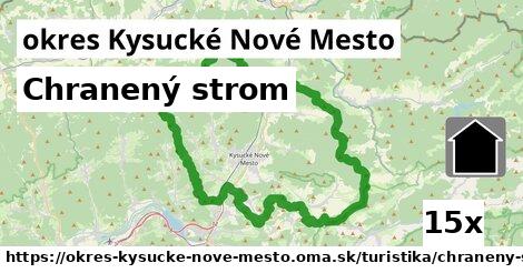 Chranený strom, okres Kysucké Nové Mesto