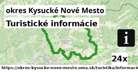 Turistické informácie, okres Kysucké Nové Mesto