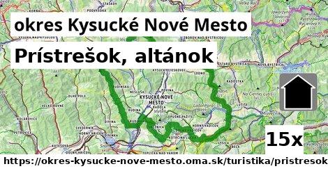 Prístrešok, altánok, okres Kysucké Nové Mesto