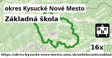 Základná škola, okres Kysucké Nové Mesto