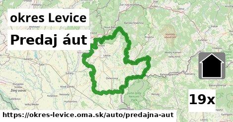 Predaj áut, okres Levice