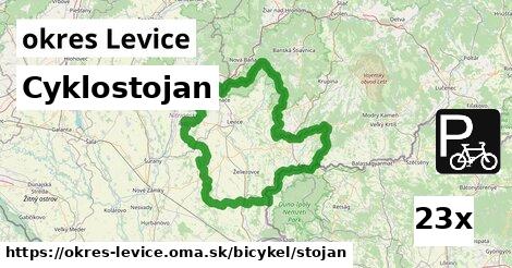 Cyklostojan, okres Levice