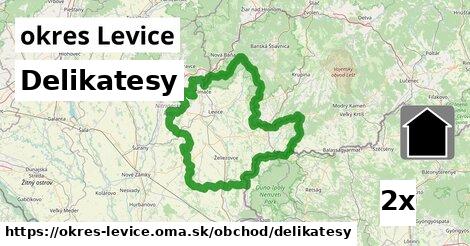 Delikatesy, okres Levice