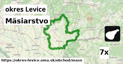 Mäsiarstvo, okres Levice