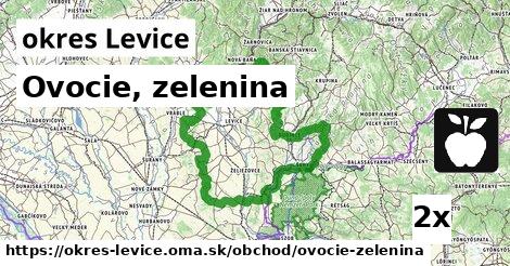 Ovocie, zelenina, okres Levice