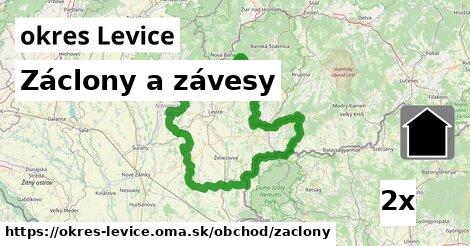 Záclony a závesy, okres Levice