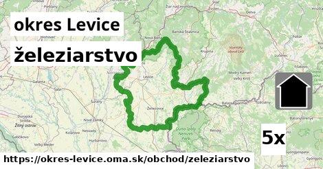 železiarstvo, okres Levice