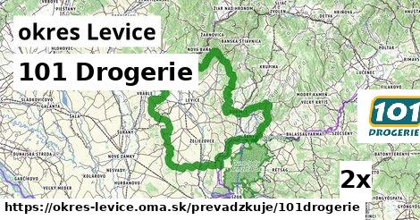 101 Drogerie, okres Levice