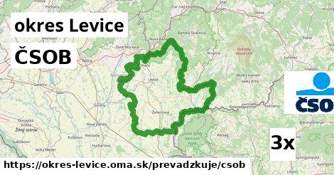 ČSOB, okres Levice