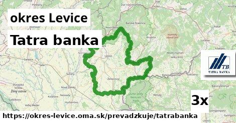 Tatra banka, okres Levice