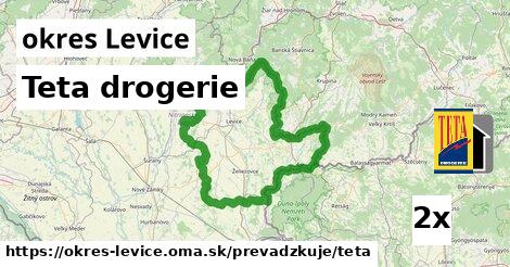 Teta drogerie, okres Levice