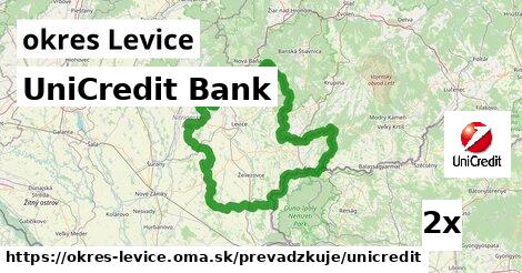 UniCredit Bank, okres Levice