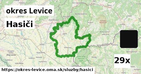 Hasiči, okres Levice