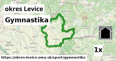 Gymnastika, okres Levice