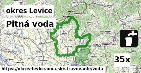 Pitná voda, okres Levice