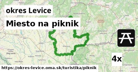 Miesto na piknik, okres Levice