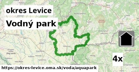 Vodný park, okres Levice