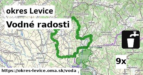 vodné radosti v okres Levice