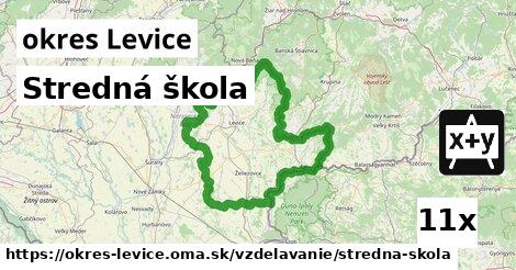 Stredná škola, okres Levice