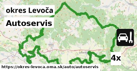 Autoservis, okres Levoča