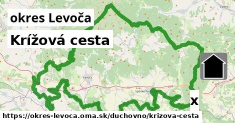 Krížová cesta, okres Levoča