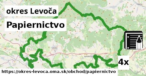 Papiernictvo, okres Levoča