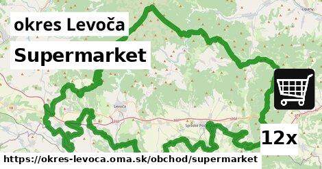 Supermarket, okres Levoča