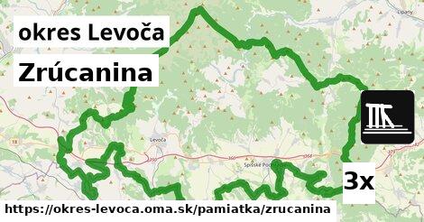 Zrúcanina, okres Levoča