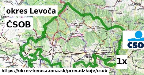 ČSOB, okres Levoča