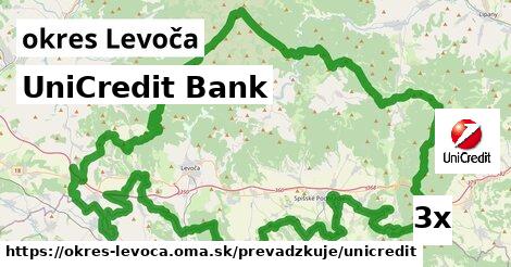 UniCredit Bank, okres Levoča
