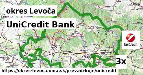 UniCredit Bank, okres Levoča