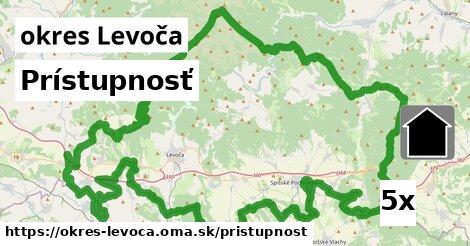 prístupnosť v okres Levoča