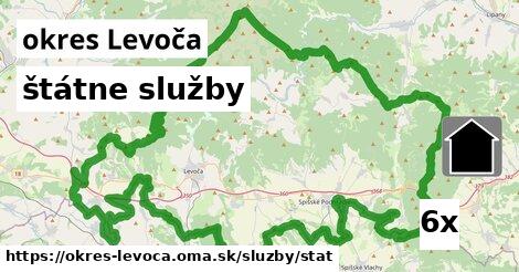 štátne služby, okres Levoča