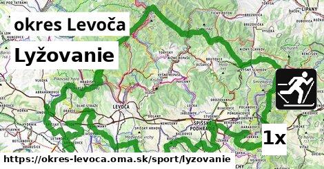 Lyžovanie, okres Levoča