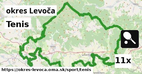 Tenis, okres Levoča