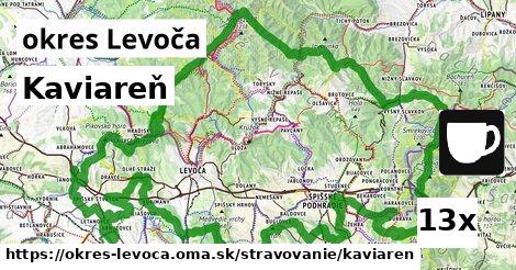 Kaviareň, okres Levoča