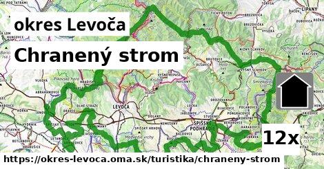 Chranený strom, okres Levoča