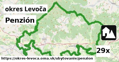 Penzión, okres Levoča