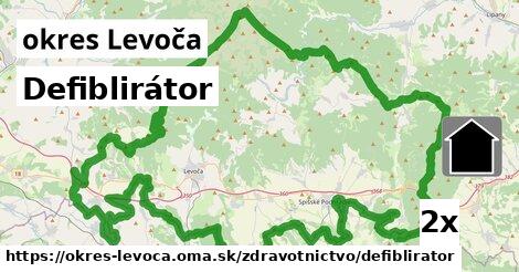 Defiblirátor, okres Levoča
