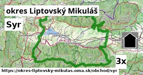 Syr, okres Liptovský Mikuláš