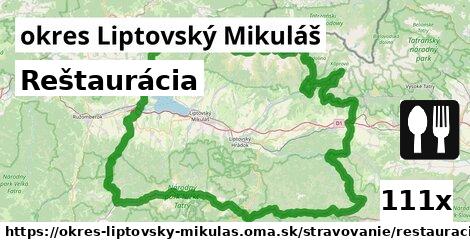 Reštaurácia, okres Liptovský Mikuláš