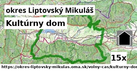 Kultúrny dom, okres Liptovský Mikuláš