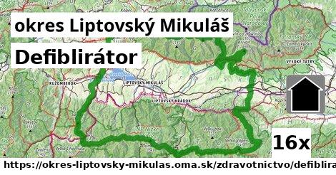 defiblirátor v okres Liptovský Mikuláš