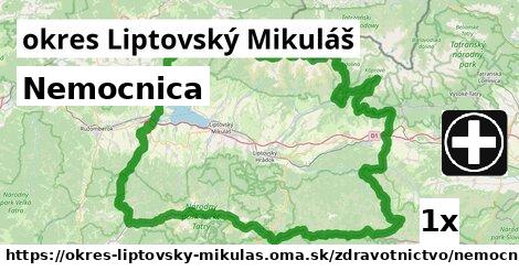 Nemocnica, okres Liptovský Mikuláš